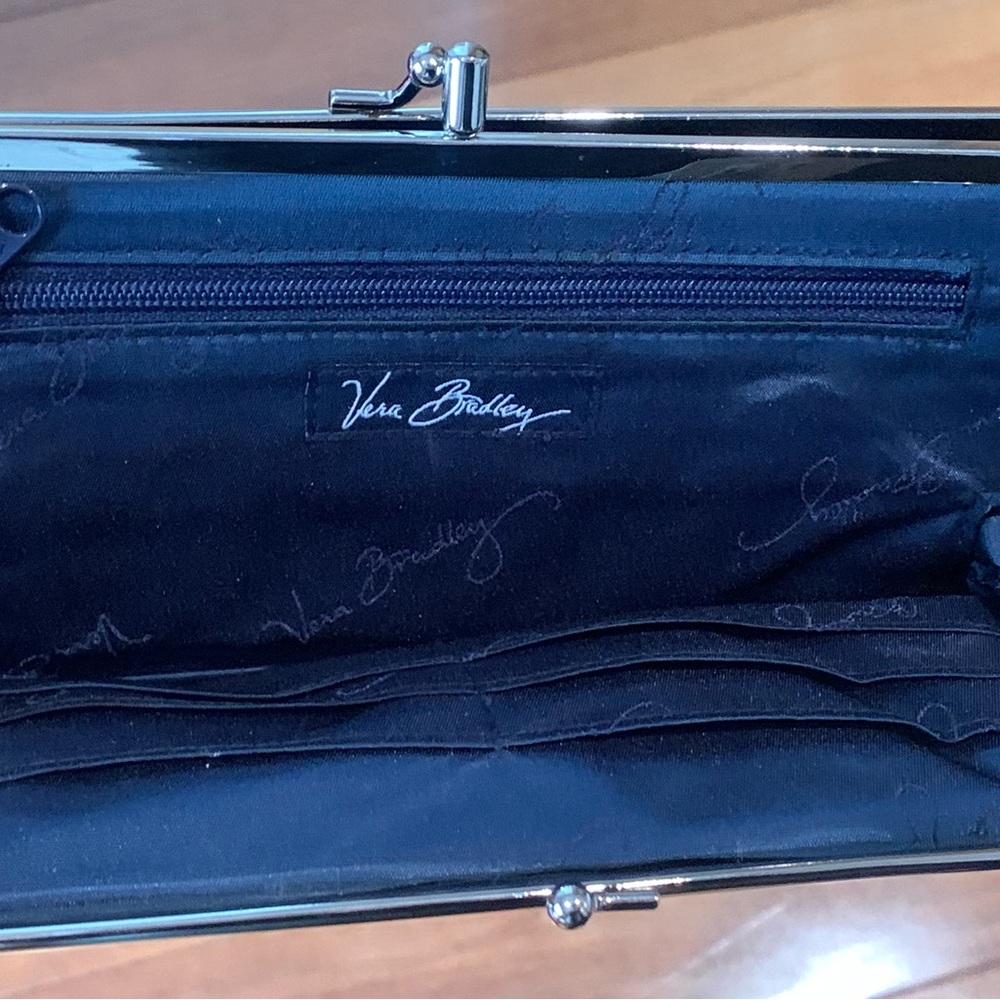 Vera Bradley Clasp Wallet Clutch In *Retired* Cam… - image 3